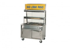 Nasi Lemak Panas Stall+Sign Board